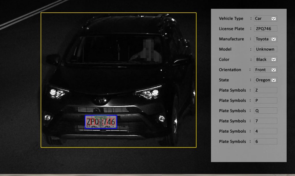 Licence plate annotation 2