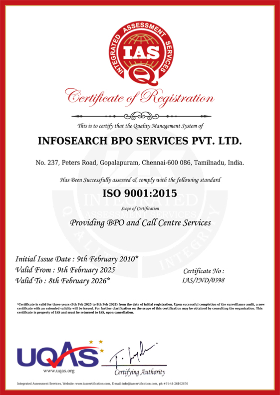 ISO Certification